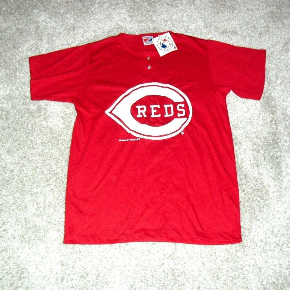 Cincinnati Reds Kids Youth Swingster Vintage 90s 1993 Red T-shirt Sz. XL New Mlb